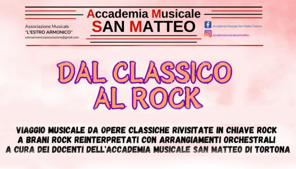 locandina Dal Classico al Rock